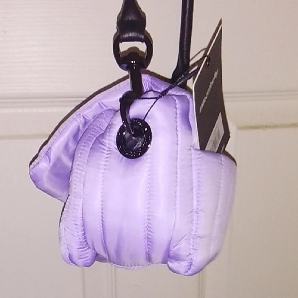 THINK ROYLN Purple and Black Quilted Shoulder Bag - Picture 3 of 9